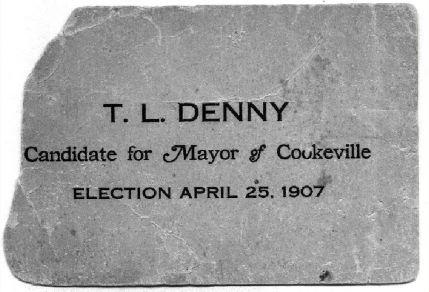MAYOR DENNY Beats Gregory by 83 Votes and Carries Every Ward ALDERMEN MIXED UP Mike Moore, Rutledge S (Thursday September 21, 1911) Special to the Nashville Banner Newspaper TN Sudden Death of Judge
