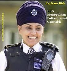 (A British Sikh Female Police officer serving in London s central district, UK) 2.