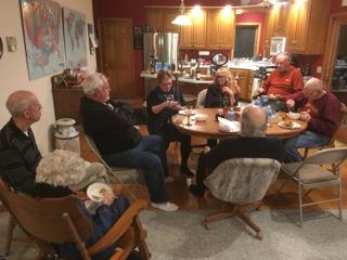 We really did not have a Meeting in December but we did eat good at my home. Thanks to the about a dozen folks who came that cold night. It was fun and most if not all said the same.