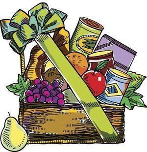 dessert, milk, beverages, coffee, tea and an aluminum roasting pan. If you are able to donate a basket on your own or with a friend, please call St. Vincent de Paul Food Pantry at 227-7863.