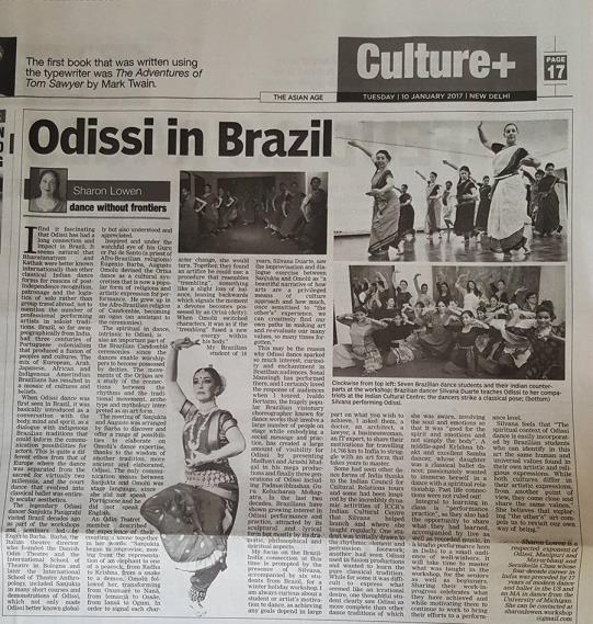 Many of those students had their first contact with Indian classical dances and other artistic and cultural expressions through the work of the ICC São Paulo and are still our students.