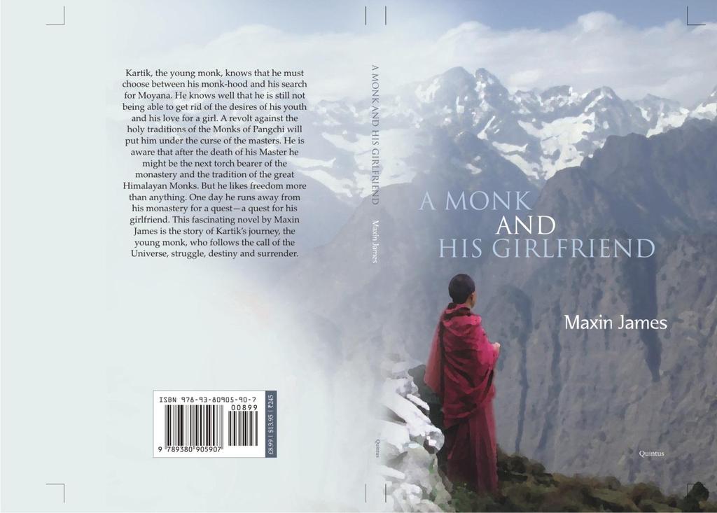This is Extract/Preview of Book A monk and his Girlfriend Created for Author primarily for view at GoodReads.com.