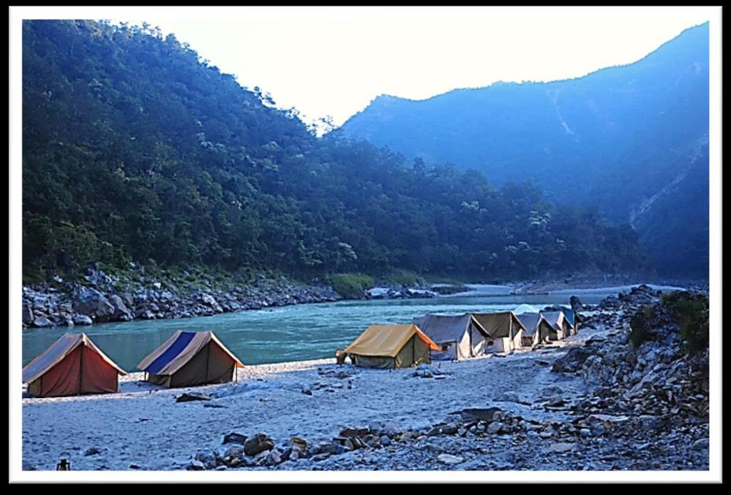 FEBRUARY 25 th THROUGH FEBRUARY 27 th AT THE GANGES RIVERCAMP ABOVE RISHIKESH Arriving at the Ganges River Camp in the late afternoon, relax and partake of a a delicious dinner prepared by the camp's