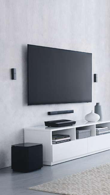 Lifestyle 650 HOME ENTERTAINMENT SYSTEM Lifestyle 650 system with OmniJewel speakers, wireless Acoustimass module delivering on sound and style, Bluetooth and Wi-Fi connectivity, 4K video