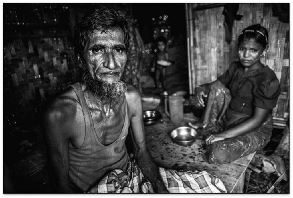 Figure 4: Rohingya Refugees in an Internally Displaced Persons Camp in Sittwe, Myanmar Source: Andrew Stanbridge, In Pictures: The Plight of the Rohingya,