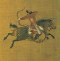 Bertrand/Photo Researchers Mongol Empire Under Genghis Khan 1227 Volga R.
