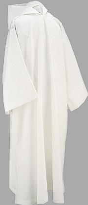Alb what is worn by altar servers. Priests and deacons may also wear albs.