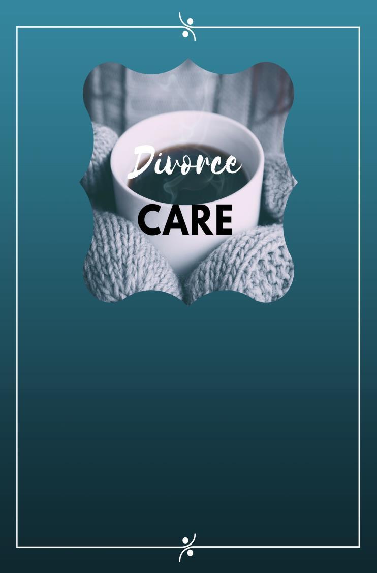 DivorceCare is a friendly, caring group of people who will walk alongside you through one of life s most difficult experiences. Don t go through separation or divorce alone.