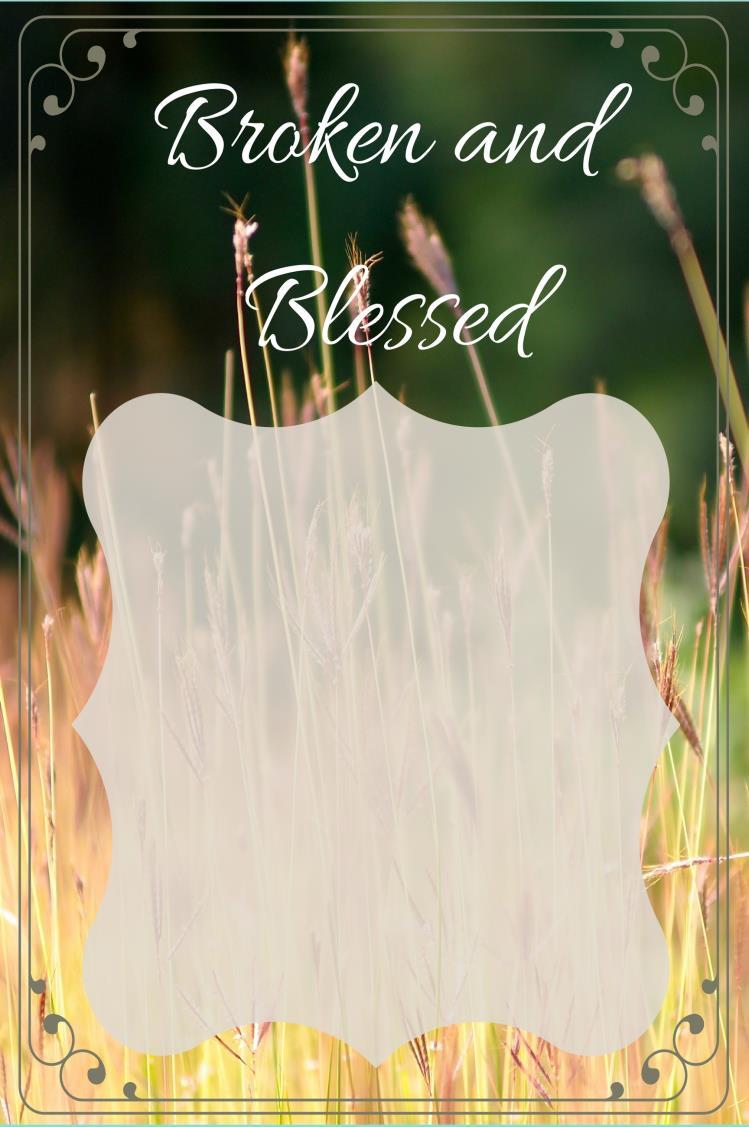 Broken and Blessed by Jessica LaGrone is a six week study that traces the story of God bringing blessing from brokenness through generations.