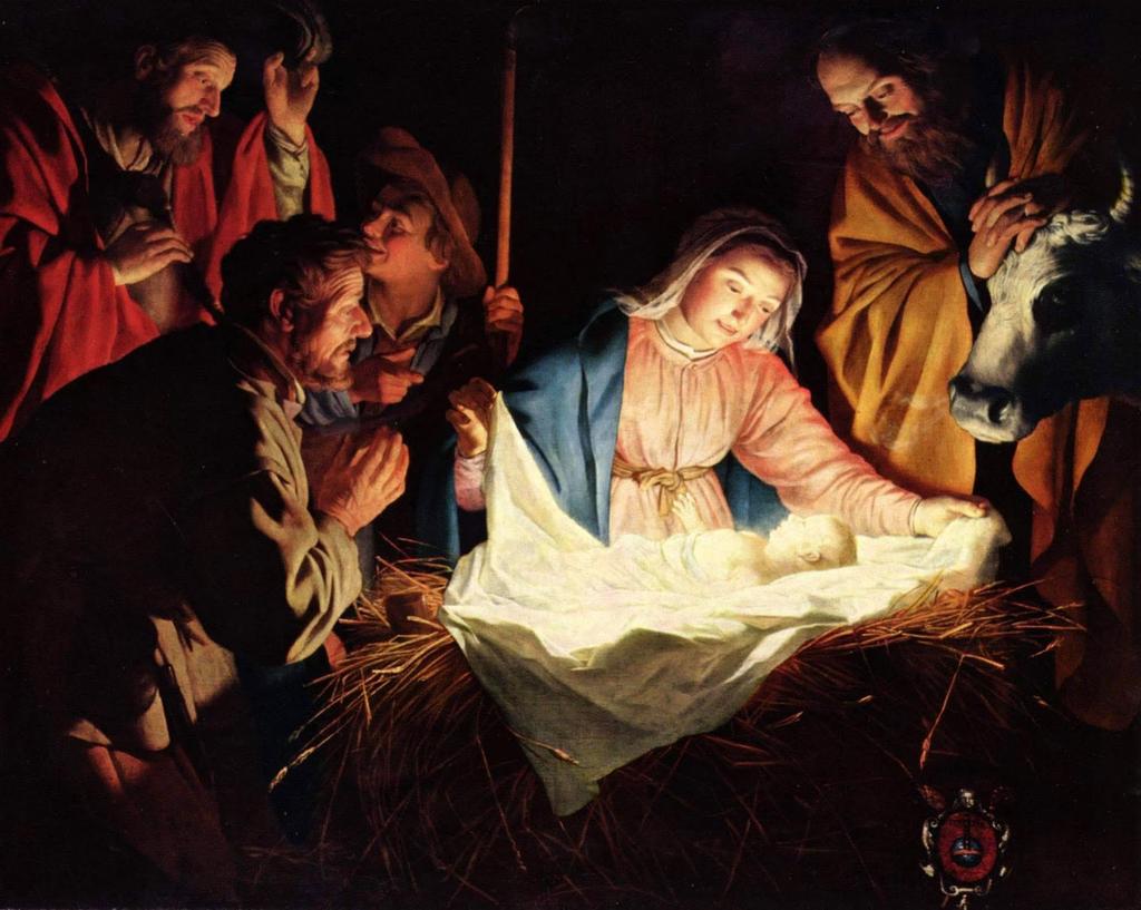 MERRY CHRISTMAS FEAST OF THE NATIVITY OF THE LORD December 25, 2011 Anbetung der Hirten by Gerard van Honthorst 1622 St.