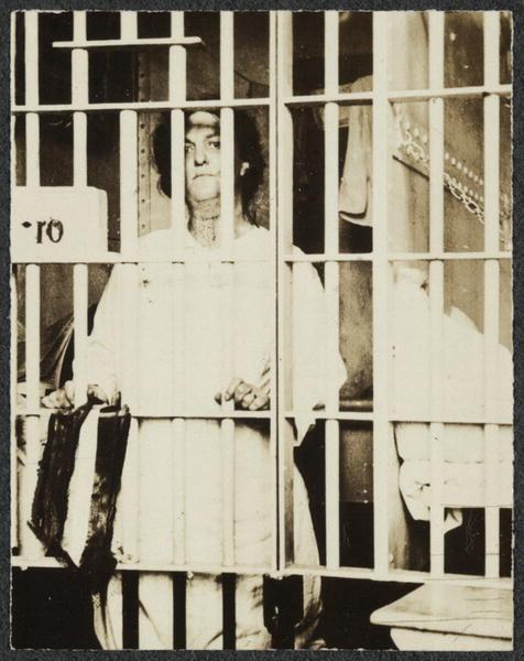 July 6, 1917, Helena Hill Weed of Norwalk CT was jailed for carrying a sign. She was a graduate of Vassar and the Montana School of Mines.