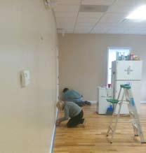 Baptist Church. Thanks to all who helped. The completed room looks very nice!
