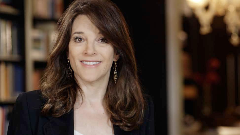 Marianne Williamson Marianne Williamson is an internationally acclaimed spiritual author and lecturer.