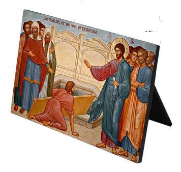 The Wedding Feast of Cana Desk Plaque DP-MTS48 4x6in $12.