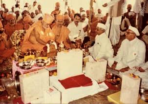 Among the stalwart devotees was Maganbhai Narsinhbhai Patel, a native of Bhadran, who as per the wish of Shastriji Maharaj, had moved to Surat.