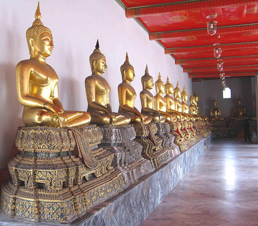 Our time at Wat Pho was drawing to a close, but there were still more than 1,000 Buddha images housed there that I hadn t seen.