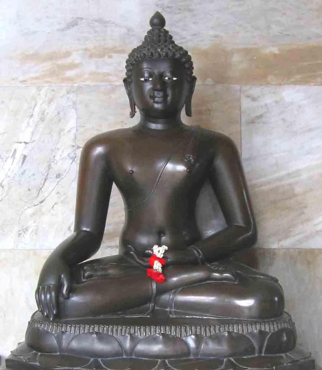The most common representation of the Buddha in Thailand is the subduing Mara mudra (pose or attitude), one of the four mudras that became popular during of the Sukhothai period (13 th - 14 th