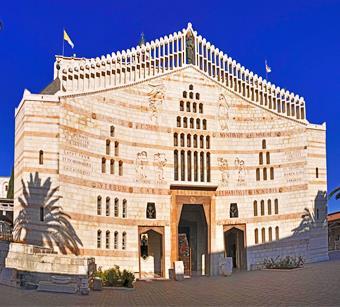 \ Basilic of the Annunciation, Nazareth Monastery opf Stella in Haifa Day 4: Tiberias: Sea of Galilee Our group will begin this day with breakfast at the hotel,followed by a boat ride on the