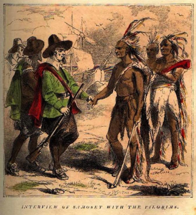 NEW YORK STATE SOCIAL STUDIES RESOURCE TOOLKIT Supporting Question 1 Featured Source Source C: Image bank: Illustrations of Samoset meeting the Pilgrims