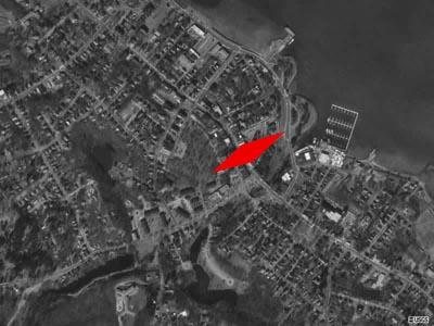 Image 2: Arial photograph of the location of the Pilgrim Village, Plimoth Plantation Museum, 1995.