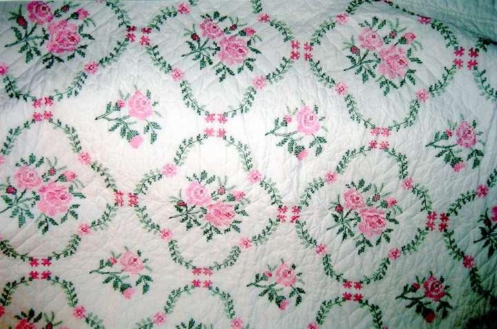 Below: A beautiful rose pattern