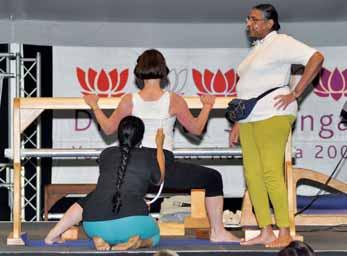 Current President of the BKS Iyengar Association of Australia, senior teacher Pixie Lillas, was pleased with the retreat s outcomes. The retreat was a huge success, Pixie said.