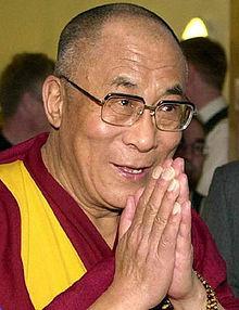 The Dalai Lama The current Dalai Lama, Tenzin Gyatso (shortened from Jetsun Jamphel Ngawang Lobsang Yeshe Tenzin Gyatso, born Lhamo Dondrub, 6 July 1935), is thought to be the 14 th incarnation of