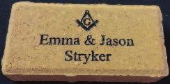 To order your personalized brick, complete the form below and mail to: Scottish Rite Cathedral P.O. Box 391 Tucson, AZ 85701.