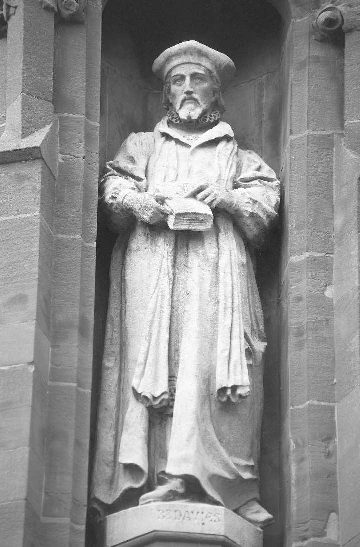 Richard Davies 1501? Probably Gyffin, Conwy since his father was Curate there New Inn Hall, Oxford Priest, scholar and statesman. He had to flee to Frankfurt during the reign of Mary.