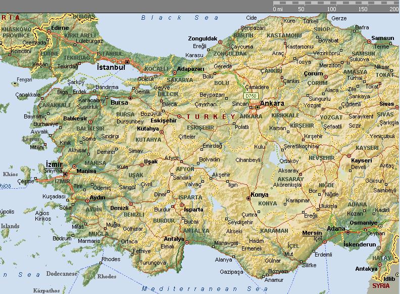 The seven churches: 20 th Century Map Pergamum Thyatira Smyrna Sardis Ephesus Philadelphia Laodicea Acts