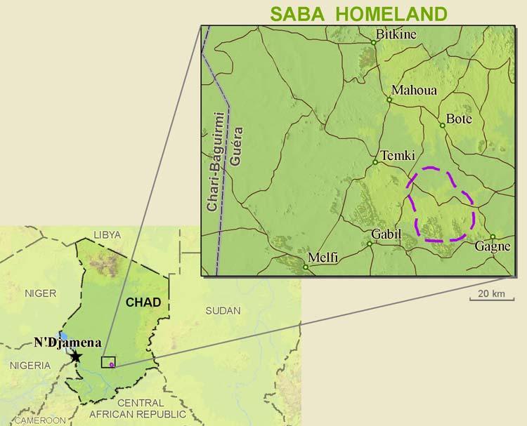 People and Language Detail Report Profile Year: 1993 Language Name: Saba ISO Language Code: saa The Saba of Chad The Saba trace themselves back to a common father, whose name was