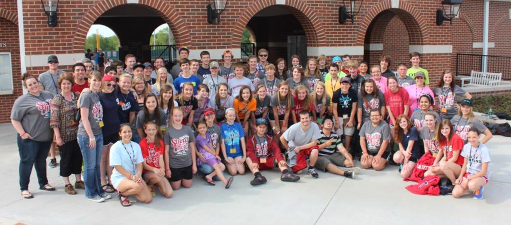 West. A busload of 54 junior high and high school students traveled to the DBU campus for a weekend retreat of spiritual renewal, small group interaction, recreational games, and an outpouring of