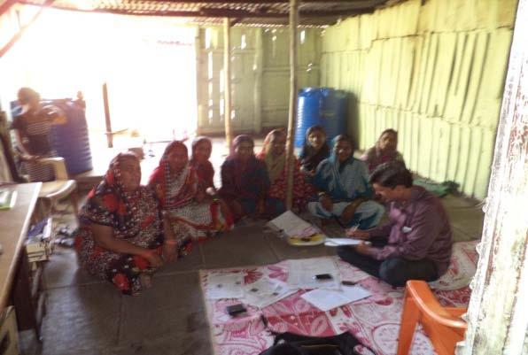 We formed the SHG Ramjan Mahila Bachat Gat with 10 members in 2008. Out of 10 members 6 members are not having ration card. Only one member is having gas for cooking.
