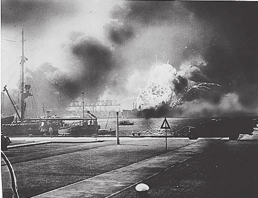 The Bombing of Pearl Harbor Handout 1-1b 13 Photograph of the exact moment the USS