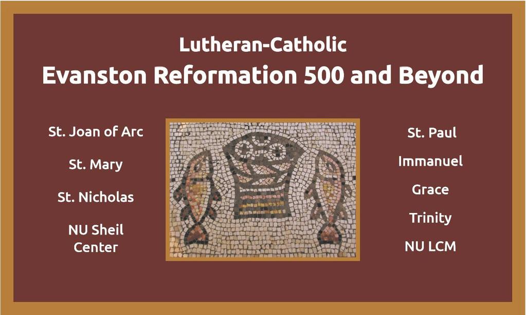 Sunday October 29-3:00-5:00 p.m. Be a part of history! After a year of preparation, Evanston Catholic and Lutheran churches, including Sheil, will celebrate the creation of our ecumenical covenant.