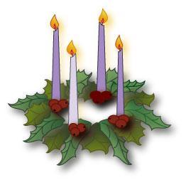 ADVENT (Year C)_ The circular shape and the greenery of the Advent wreath symbolize eternity and everlasting life. The candles celebrate Jesus, the Light of the World.
