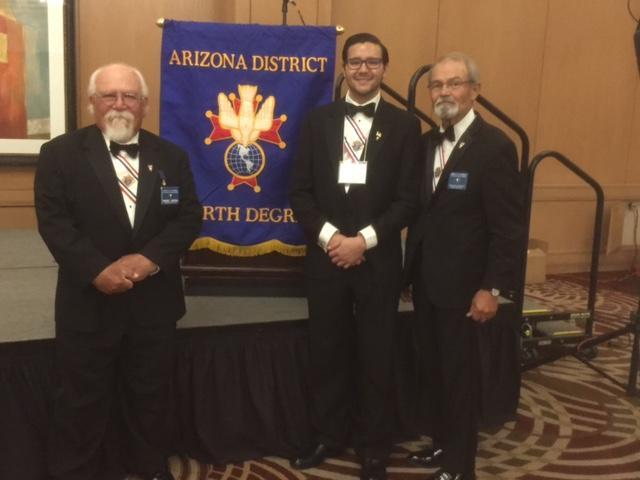 Other Signs: Council 7521 FS- PGK Dan Garcia and SK Chic Maldonado with K of C # 7521 with their Council s newest 4 th