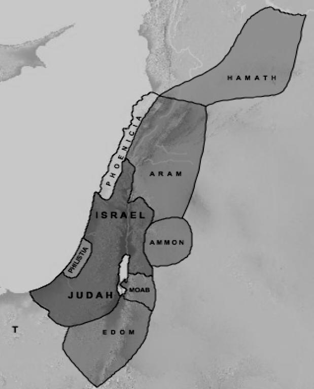 For interest sake, please observe Map #9 and the approximate borders of the tribes of Israel as we discover from the Book of Joshua. VI.