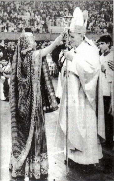 The Heresies of John Paul II 176 John Paul II received the mark of the adorers of Shiva On Feb.