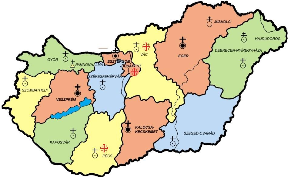 DISTRICTS OF THE LIEUTENANCY DISTRICT OF BUDAPEST