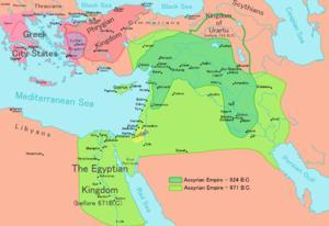 Assyrian Empire Invaded Fertile Crescent around 1200 BCE.