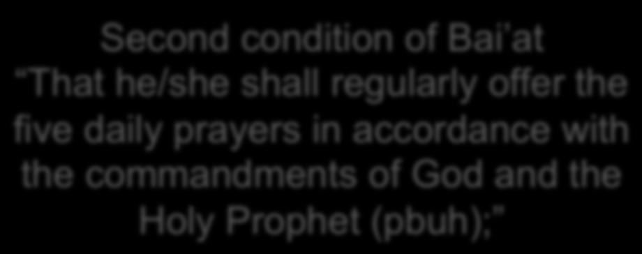 Promised Messiah (peace be on him) has said Prayer is a wonderful thing.