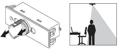 DALI LS/PD CI Licht- und Präsenzsensor für einfachen Deckeneinbau Detection Area DALI LS/PD CI Sensor Ø 80 mm Art.Nr.