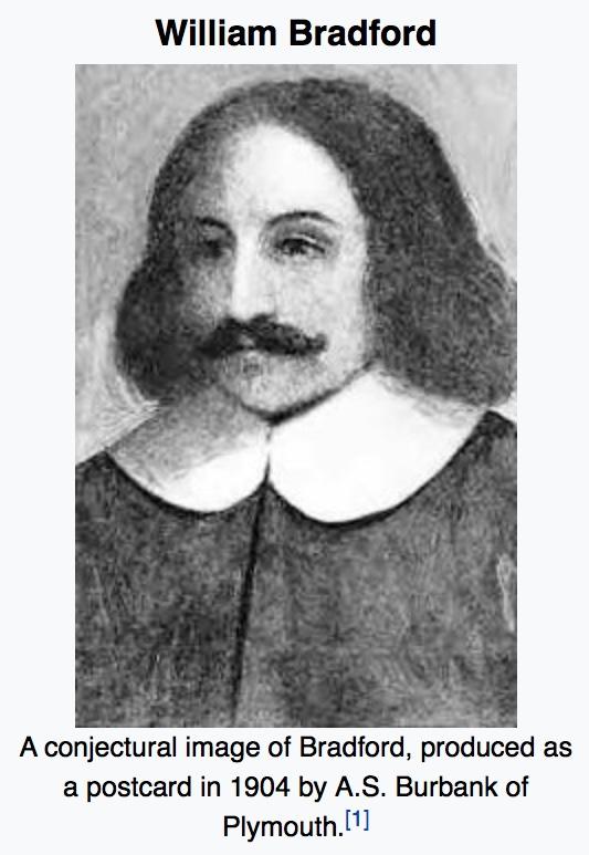 Composed by D. A. Sharpe William Bradford, whose fame came as being Governor of Plymouth Colony during its early decades, is my seventh great grandfather on my father's side of the family.