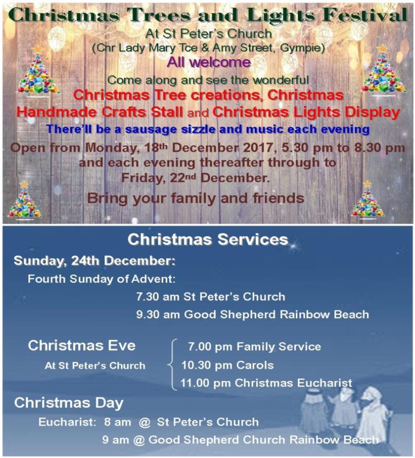 Christmas in the Park Saturday, 16th December in