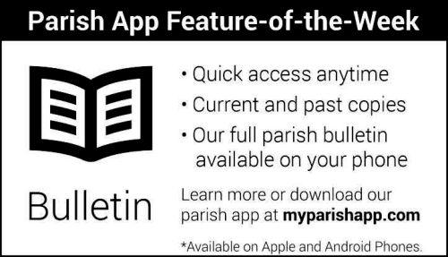 Lawrence Catholic Church now has it's own app for Apple and Android phones.