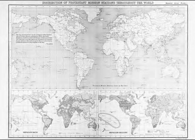 Among many features of the 1910 conference that command attention is the atlas it produced that mapped the progress that had been made by Christian missionary effort at that time.