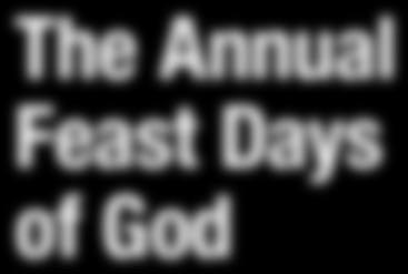 The Annual Feast Days of God Roman Year First Day of Sacred Year *Passover Days of Unleavened Bread **Pentecost Nisan (or Abib) 1 Nisan 14 Nisan 15-21 Sivan 2006 March 30 April 12 April 13-19 June 4