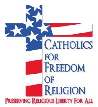 August 16th, 2015 The 20th Sunday in Ordinary Time 15 Catholics For Freedom of Religion "Freedom of Conscience" definition: The right to follow one's own beliefs in matters of religion and morality.