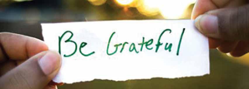 November 2015 A Letter From Our Pastor November: Time to Be Grateful Dear Parishioners, I thank God every day for my priesthood; I thank God every day for each one of you; I thank God when I say the